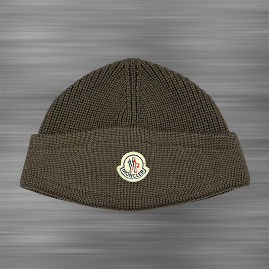 Vintage Moncler Logo Knit ‘Brown’ Beanie