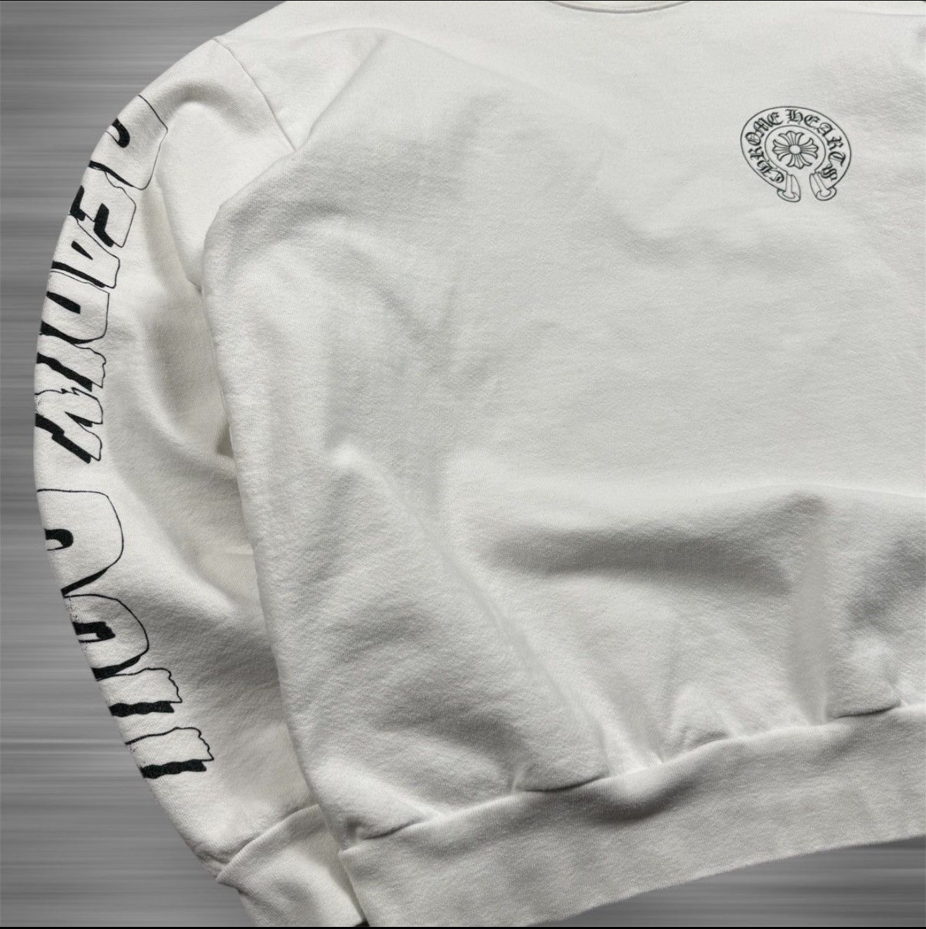 Chrome Hearts X Deadly Doll White Crewneck