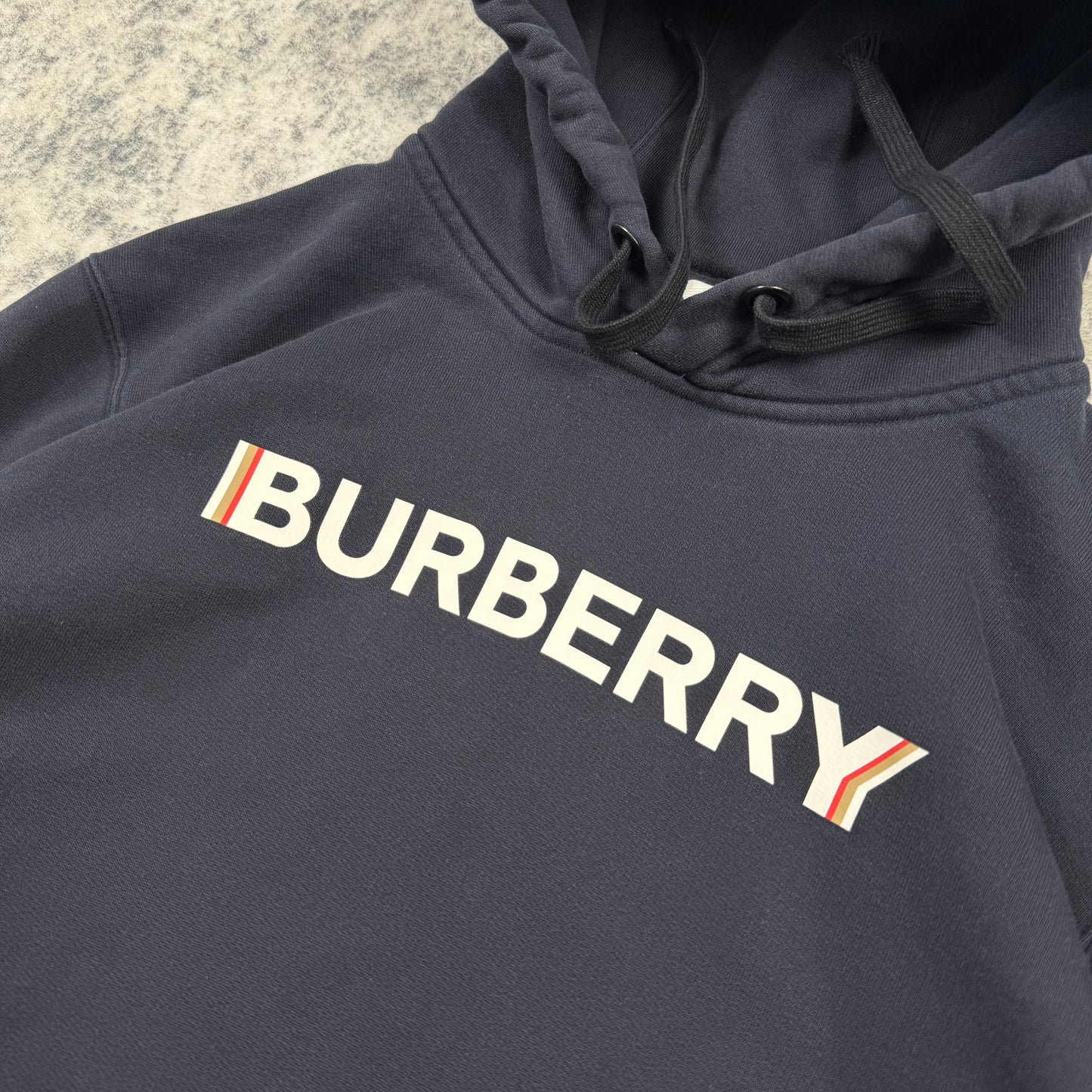 Burberry Logo Print ‘Navy’ Hoodie