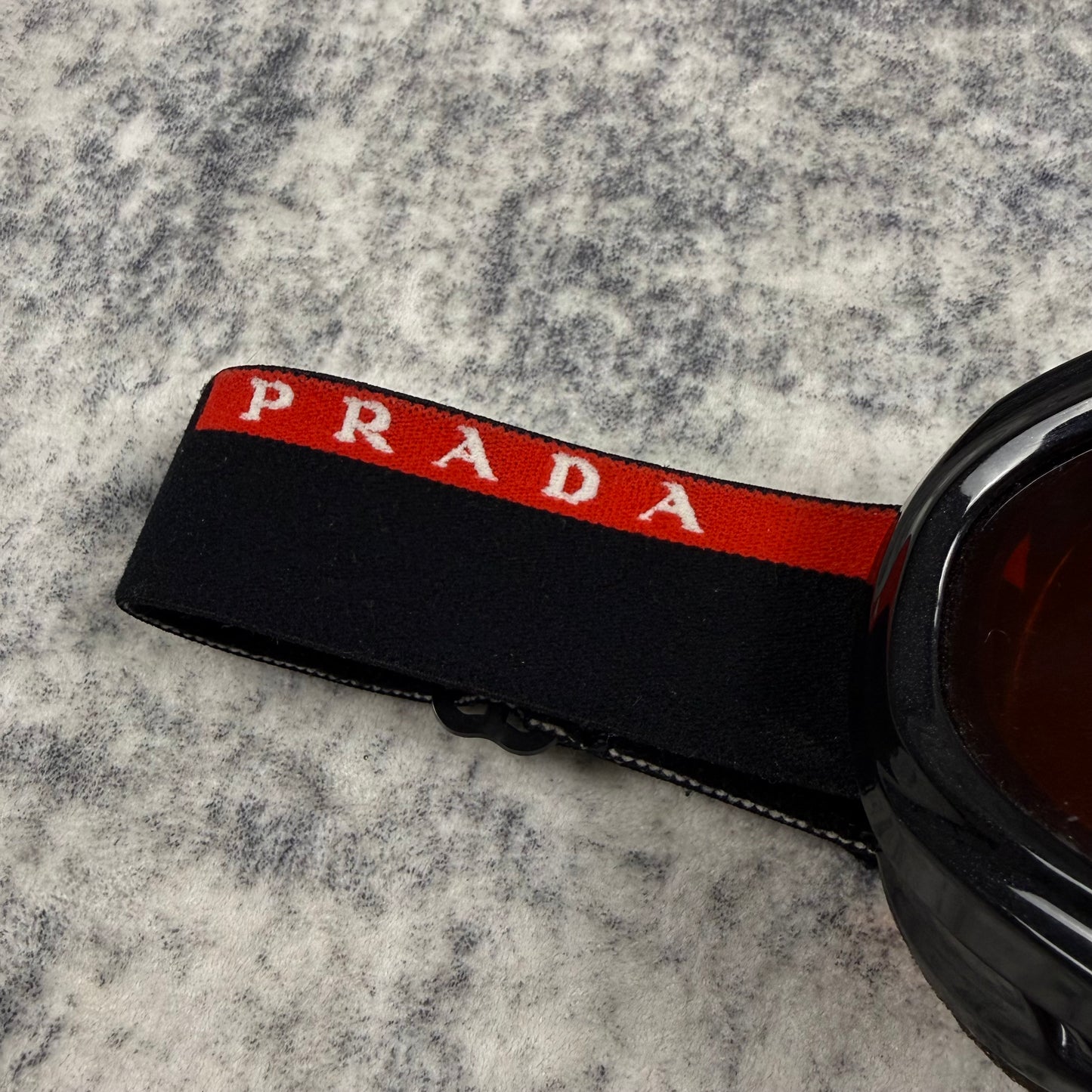 Prada Ski Orange Lens ‘Black’ Googles