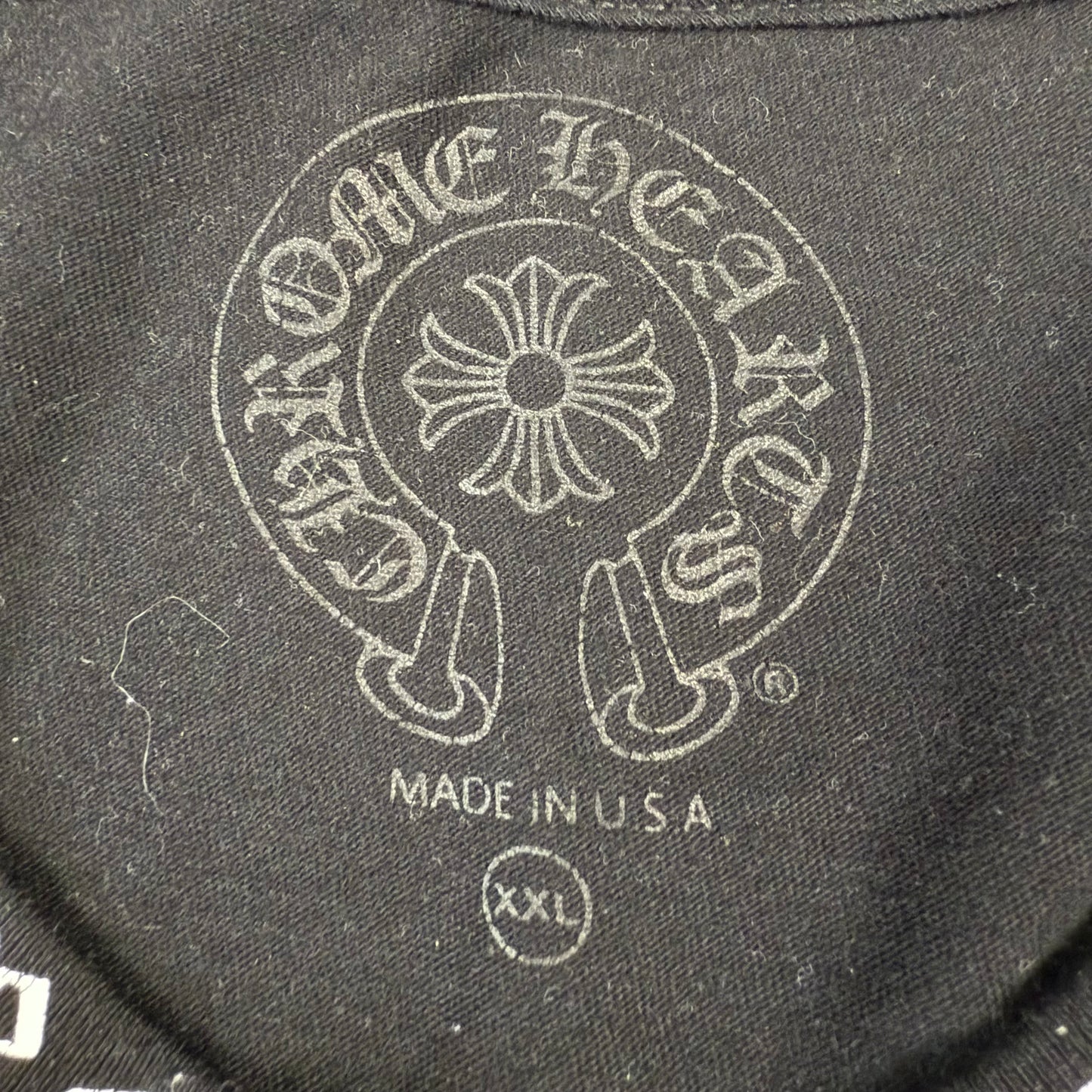 Chrome Hearts Neck Logo Tee ‘Black’