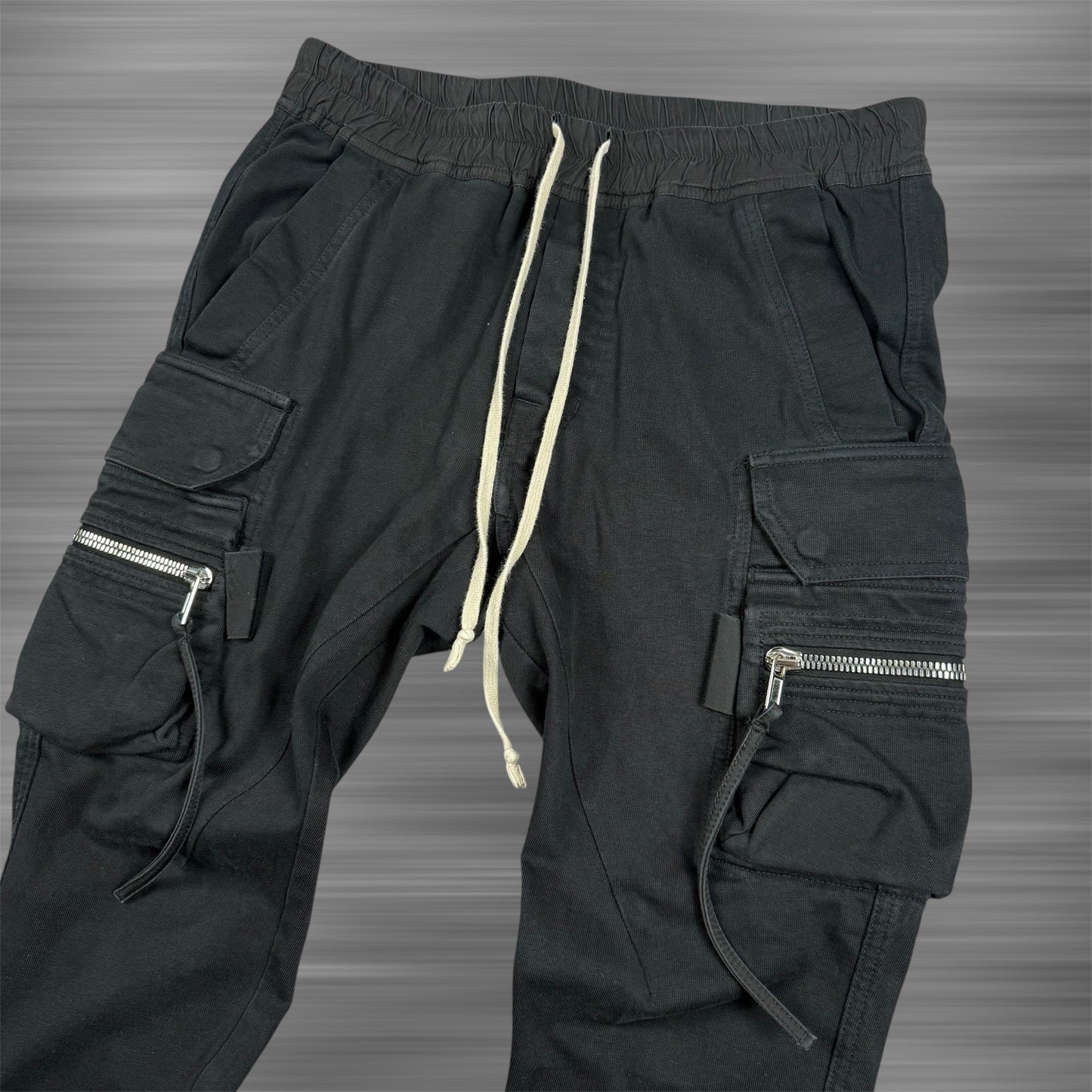 Rick Owens FW17 "GLITTER" Mastodon Cargo Joggers