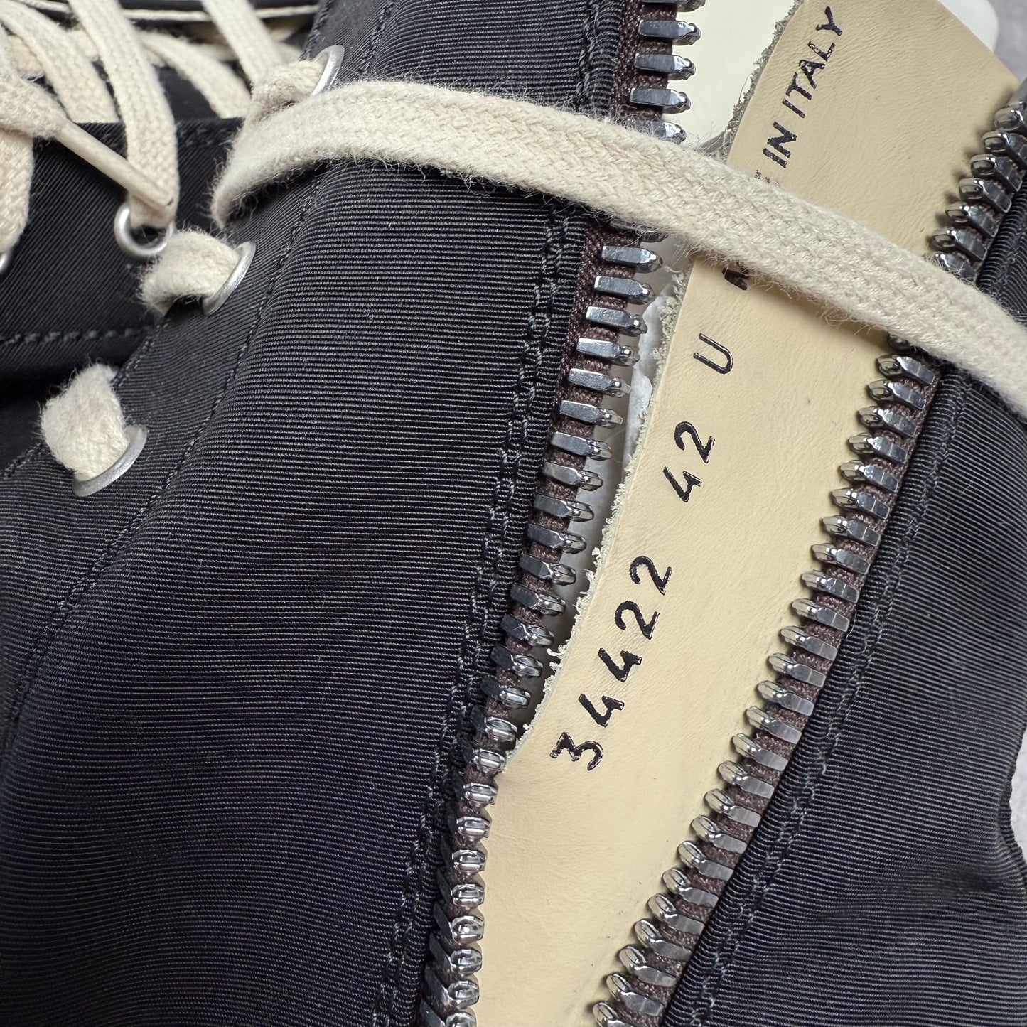 Rick Owens DRKSHDW High Abstract ‘Milk’ Shoes