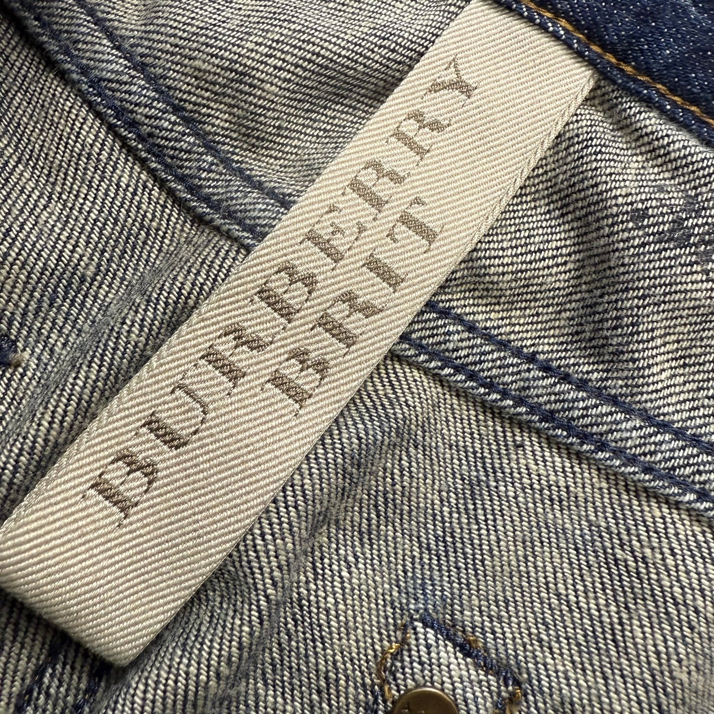 Burberry Dark Wash Straight Fit Denim Jeans