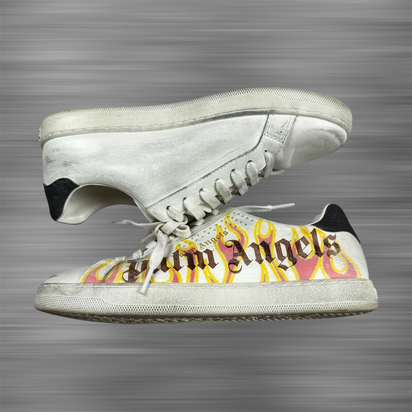 Palm Angels Palm One Low-Top Flame Print Shoes