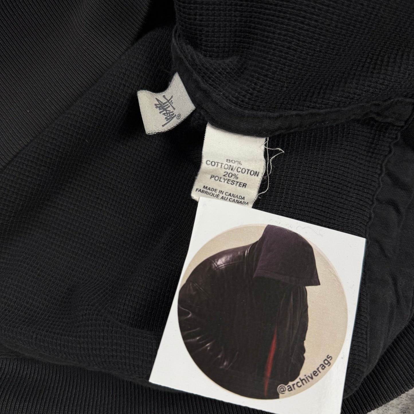 Stussy & Goodfoot AW/06 Limited Thermal ‘Black’ Zip Hoodie