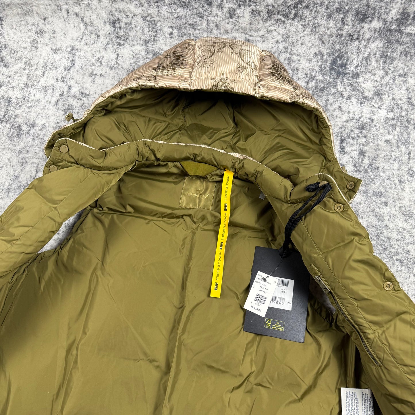 Moncler Genius Beige Down Rabeh Vest