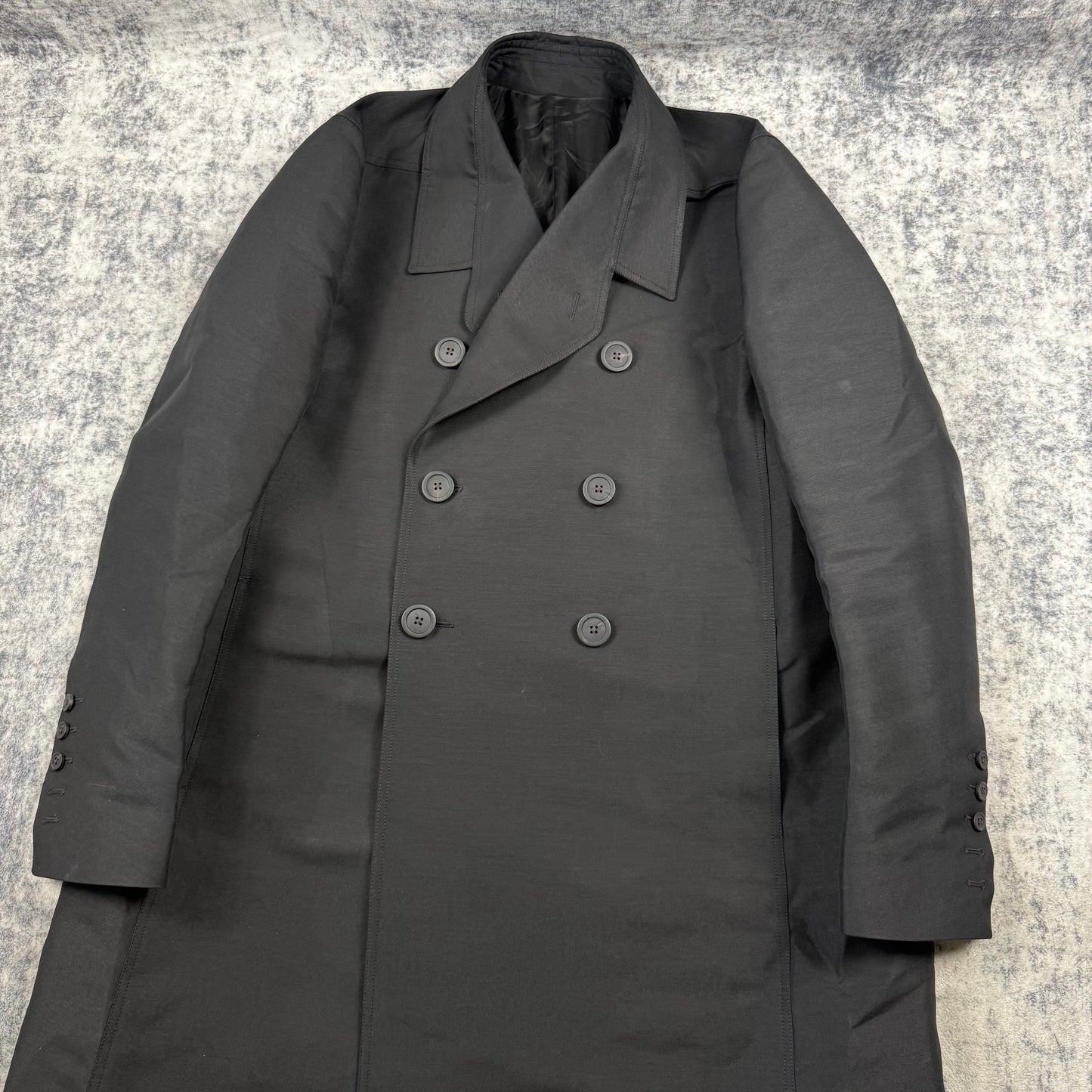 Rick Owens SS25 Hollywood Officer ‘Black’ Coat