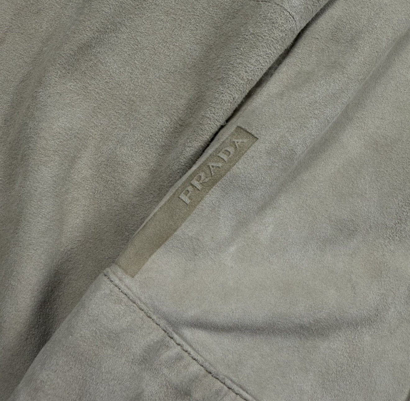 Prada Beige Label Suede Jacket