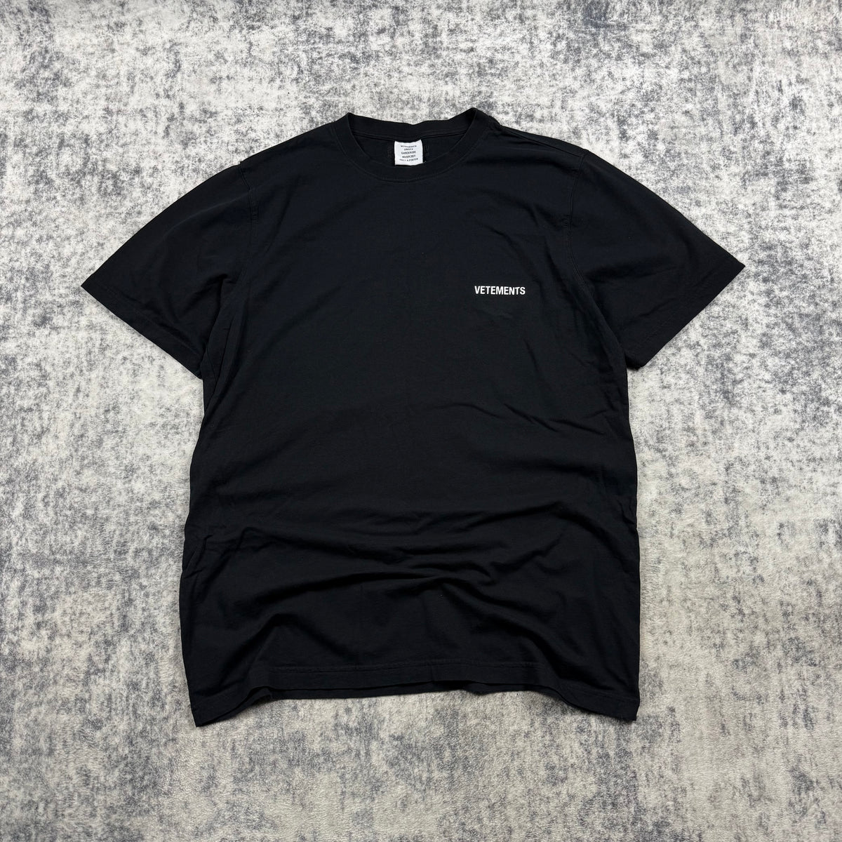 Vetements FW21 Logo Black T-Shirt