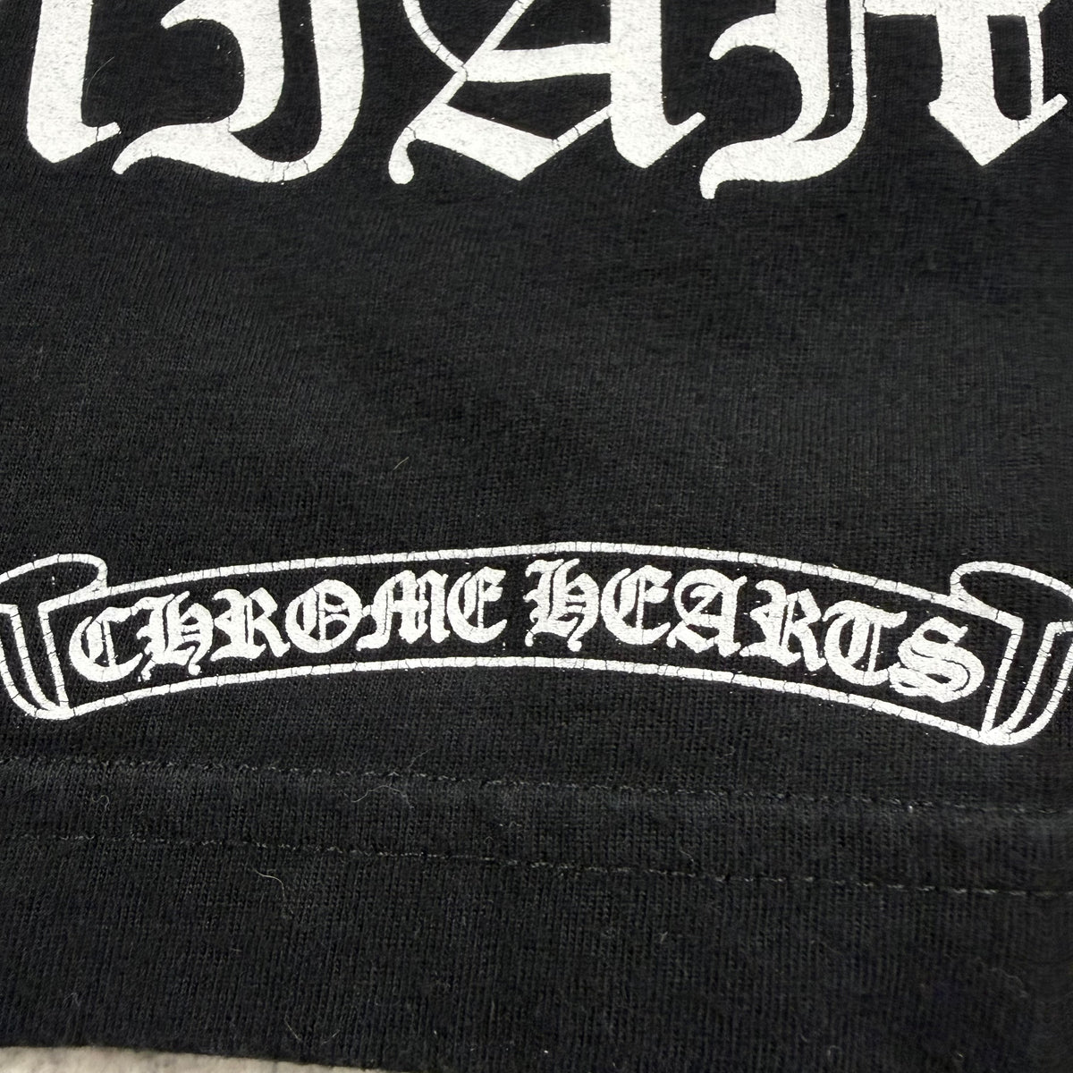 Chrome Hearts Miami Exclusive Horseshoe Floral ‘Black’ Long Sleeve