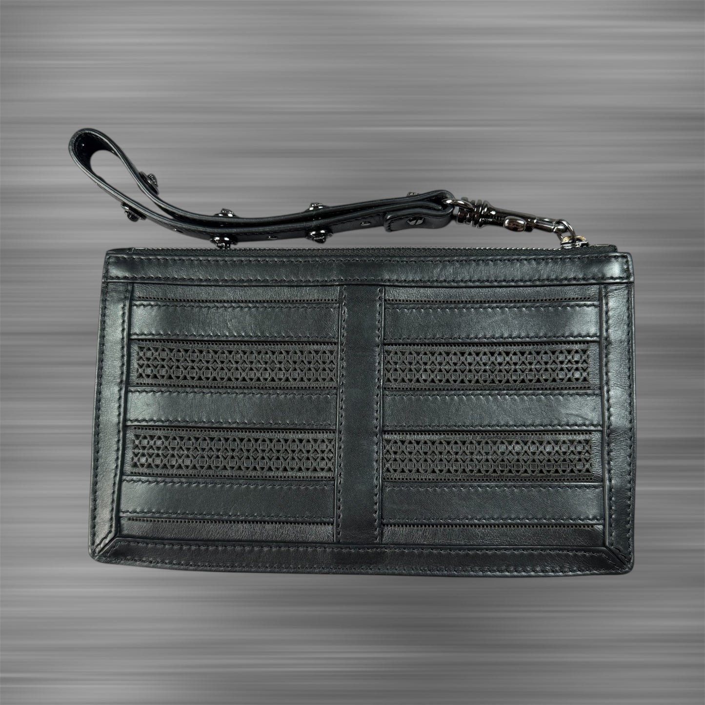 Versace SS13 Leather clutch with studs