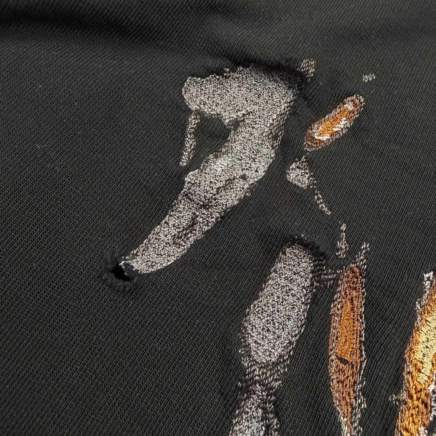 Givenchy FW15 Embroidered Rottweiler ʼBlack’ Distressed Sweatshirt