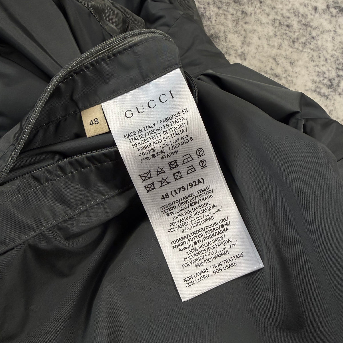 Gucci GG Of The Grid ‘Gray’ Puffer Jacket
