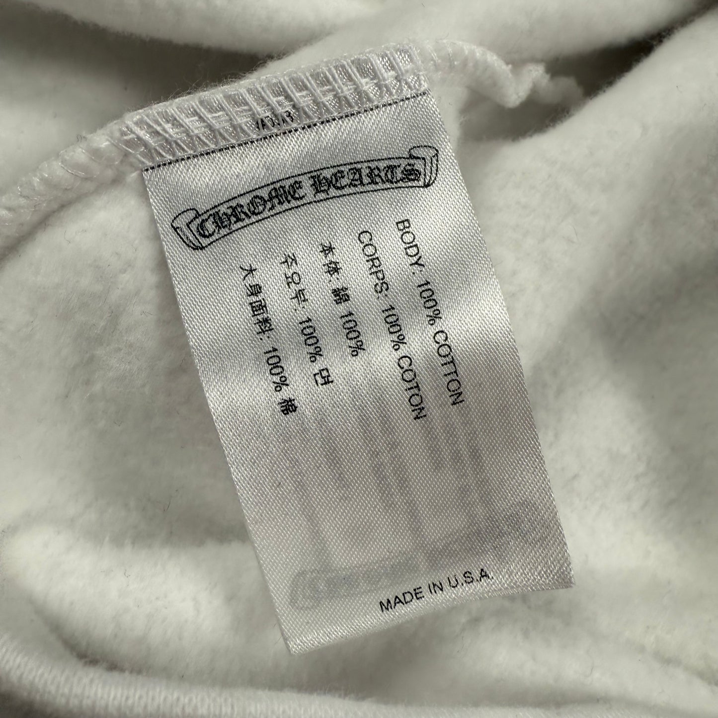 Chrome Hearts Horseshoe Floral ‘White’ Hoodie