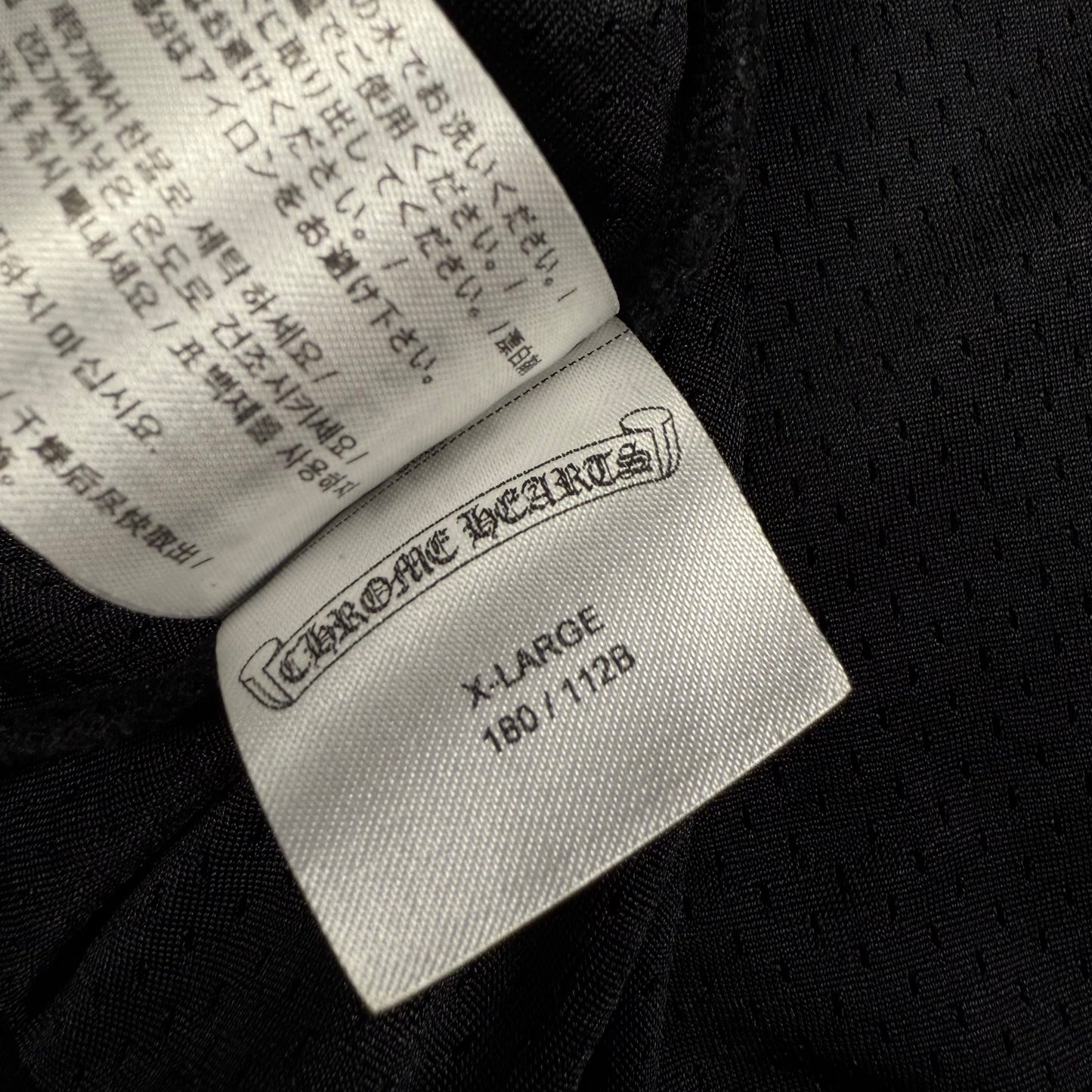 Chrome Hearts Long Sleeve Mesh ‘Black’ Jersey