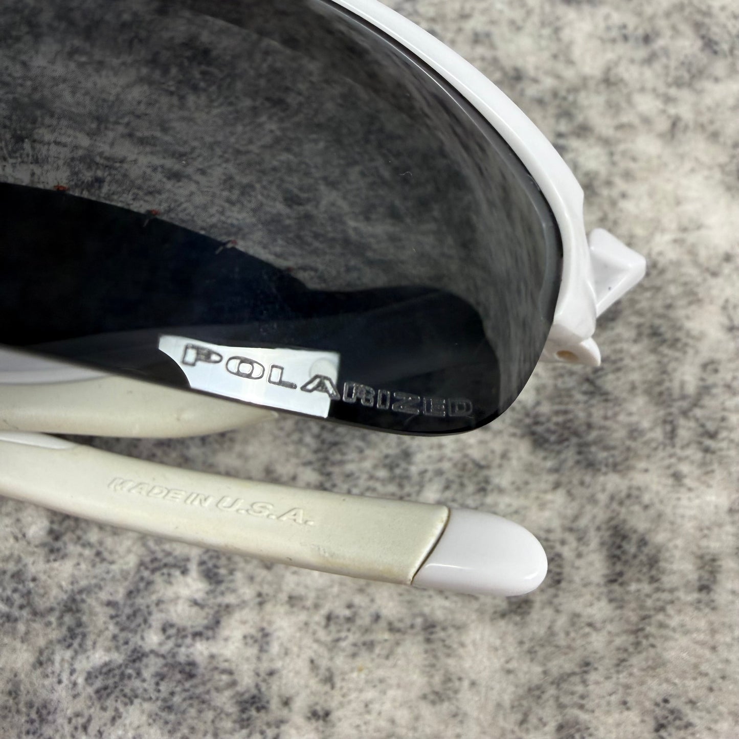Oakley Half Jacket Polarized ʼWhite’ Sunglasses