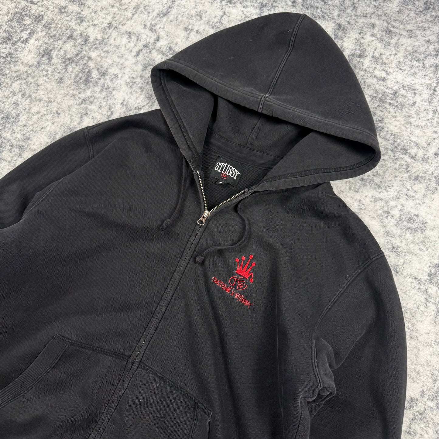 Stussy & Goodfoot AW/06 Limited Thermal ‘Black’ Zip Hoodie