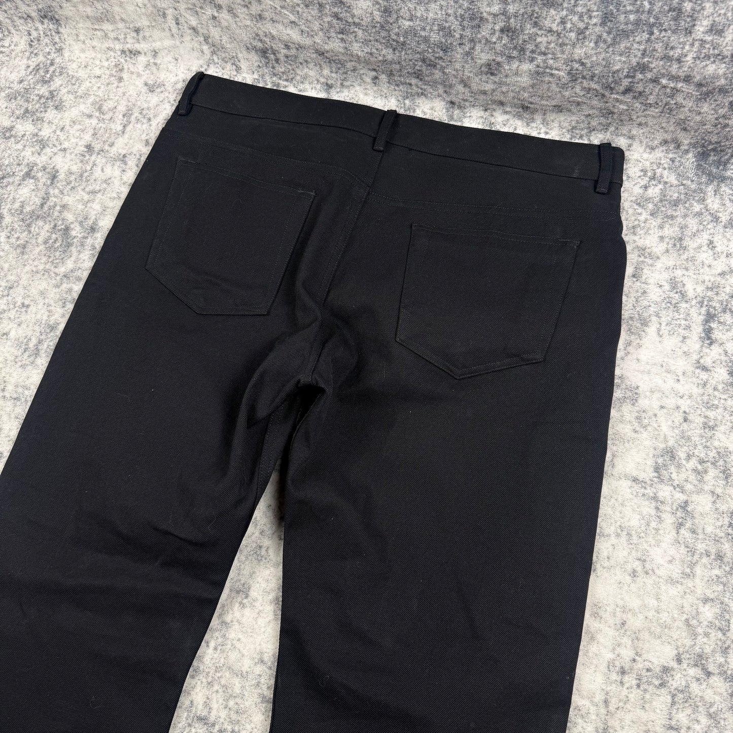 Rick Owens Bonotto 5 Pocket Jeans Black Cotton Twill