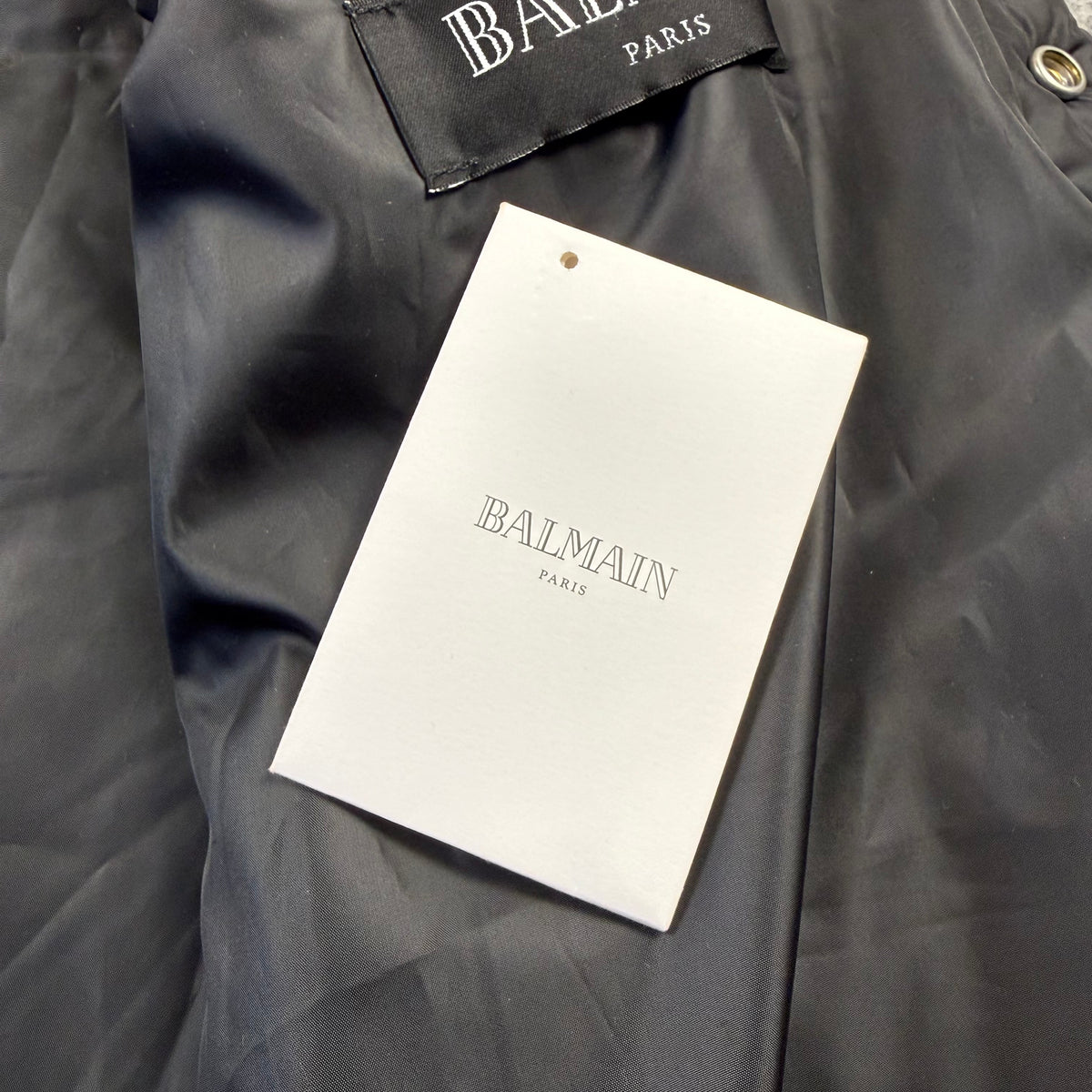 Balmain Padded Quilted Shell Hooded ‘Black’ Gilet
