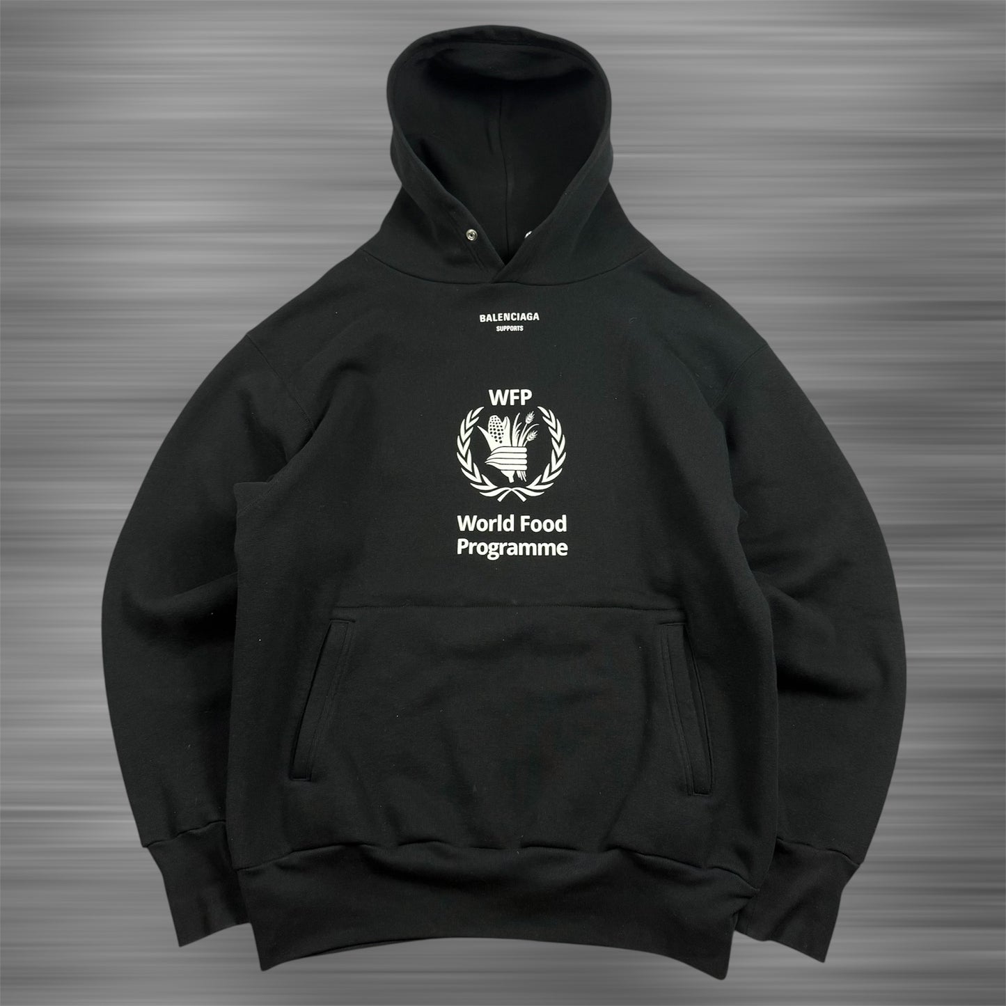 Balenciaga World Food Programme ‘Black’ Hoodie