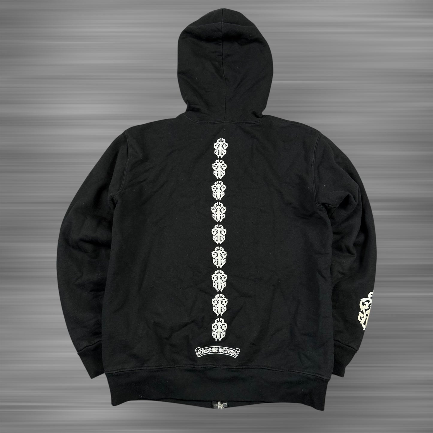 Chrome Hearts Thermal Dagger Zip Hoodie ‘Black’