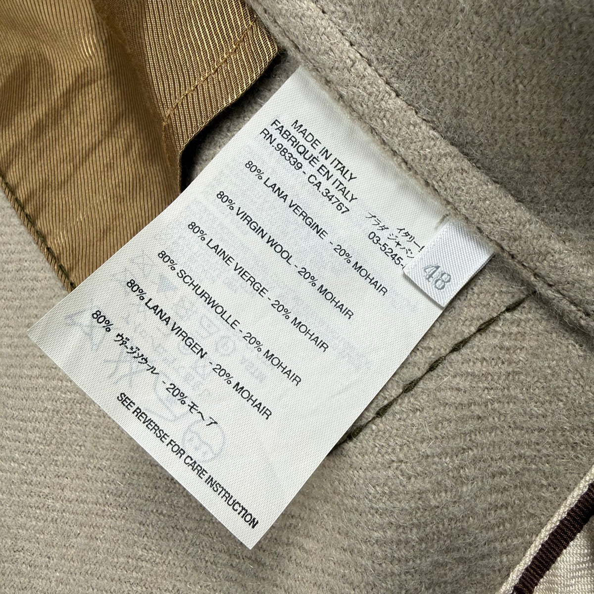 Miu Miu Vintage Wool Mohair Tailored Jacket