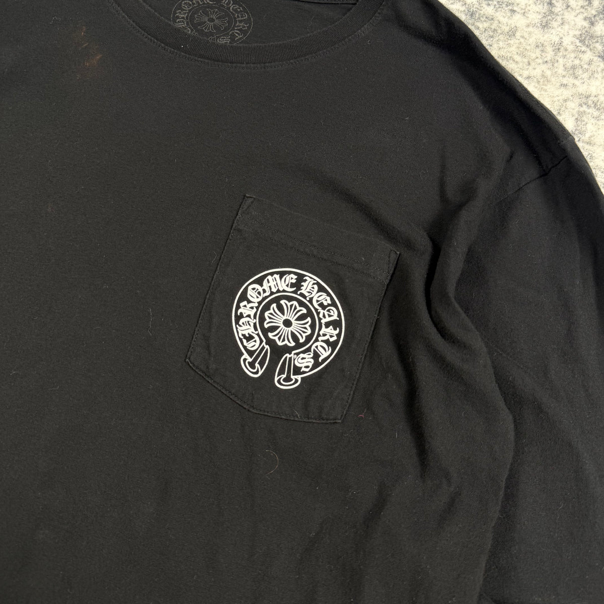 Chrome Hearts Miami Exclusive Horseshoe Floral ‘Black’ Long Sleeve