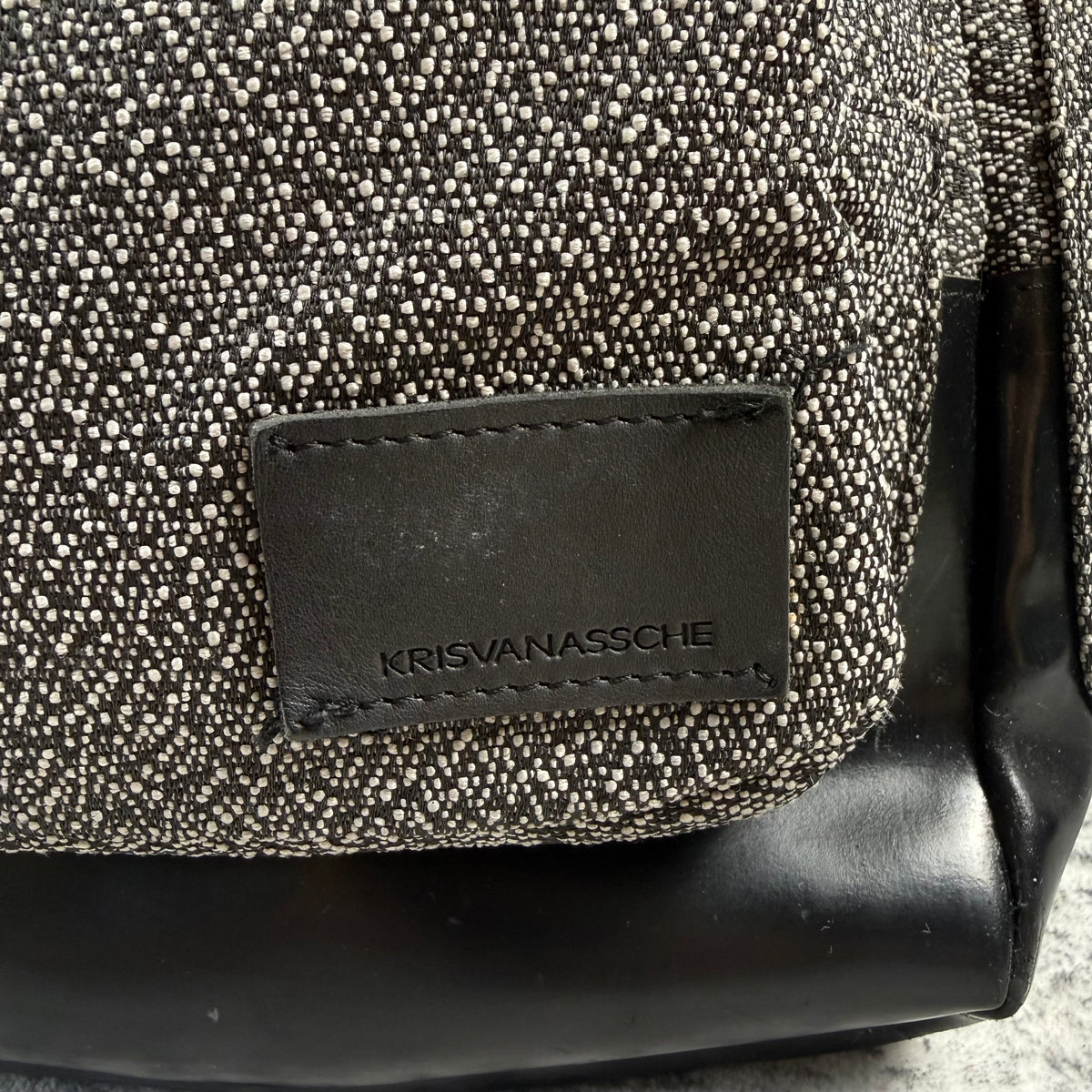 Kris Van Assche Grey Melange Hiking Backpack
