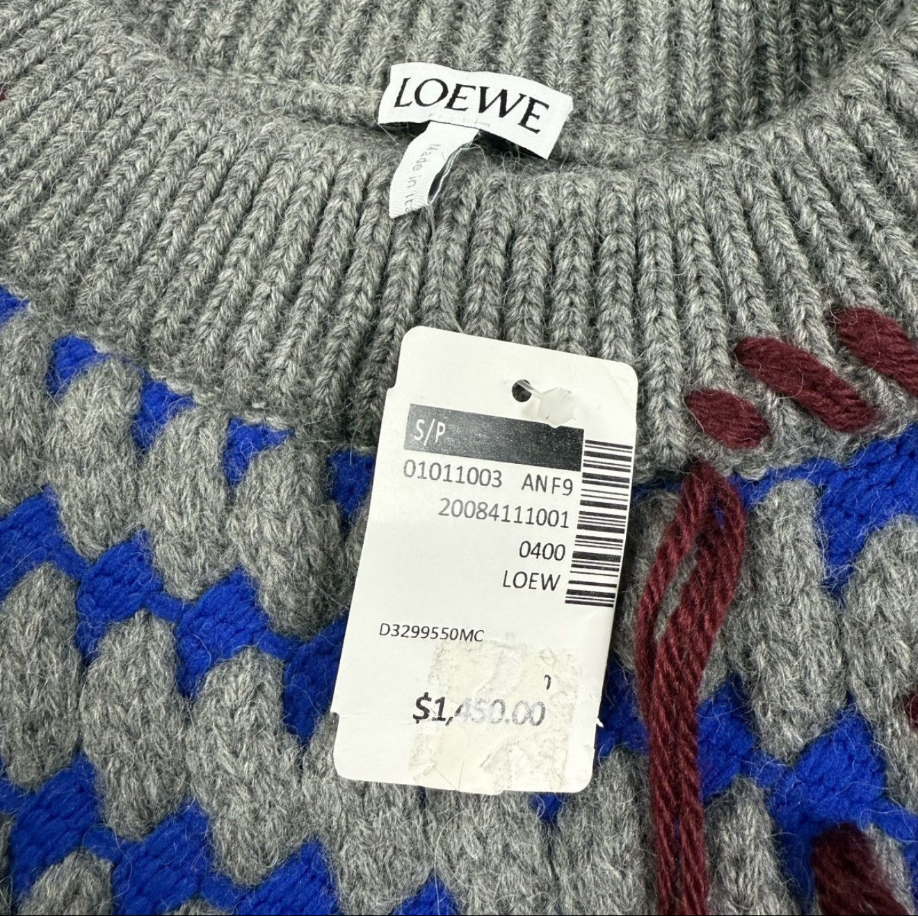 LOEWE Wool Fringe Sweater
