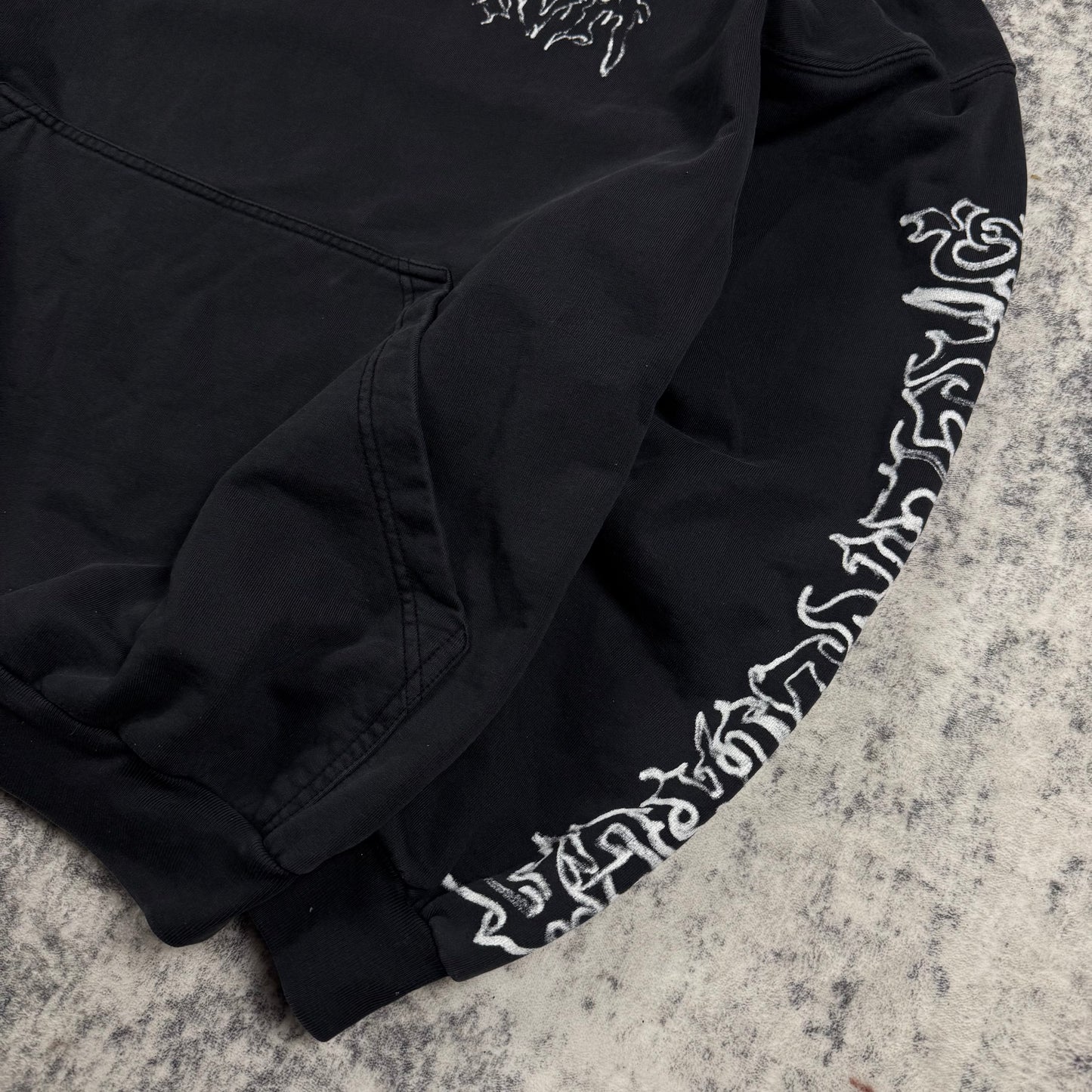 Balenciaga DIY Metal Outline ‘Black’ Hoodie