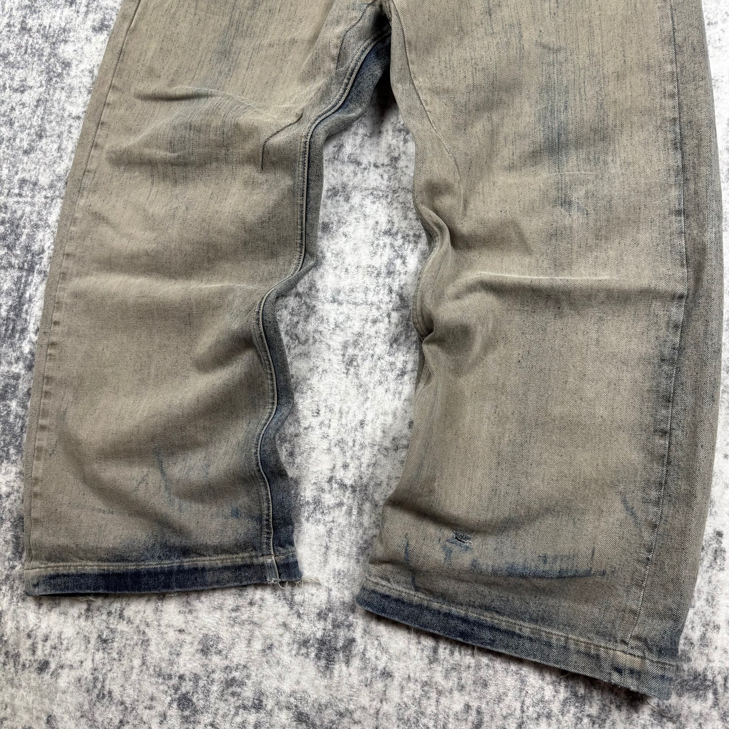 Rick Owens DRKSHW Geth Cut Baggy ‘Mineral Pearl’ Jeans