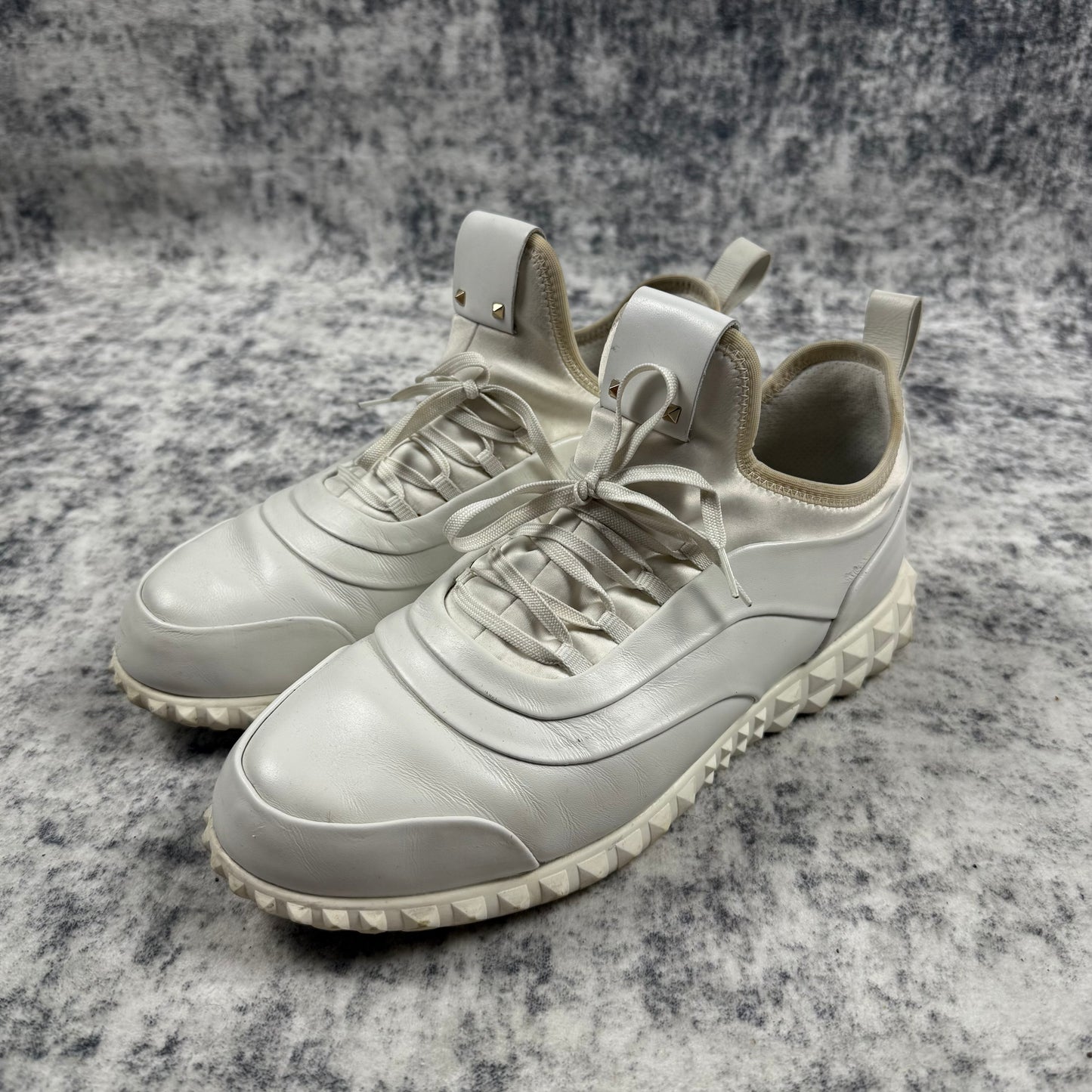 VALENTINO GARAVANI Rockstud ‘White’ Leather Trainers