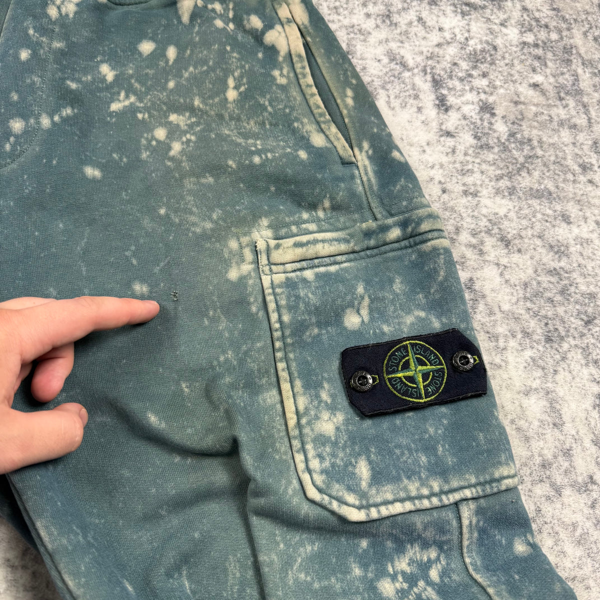 Stone Island Off-Dye Cargo Sweatpants