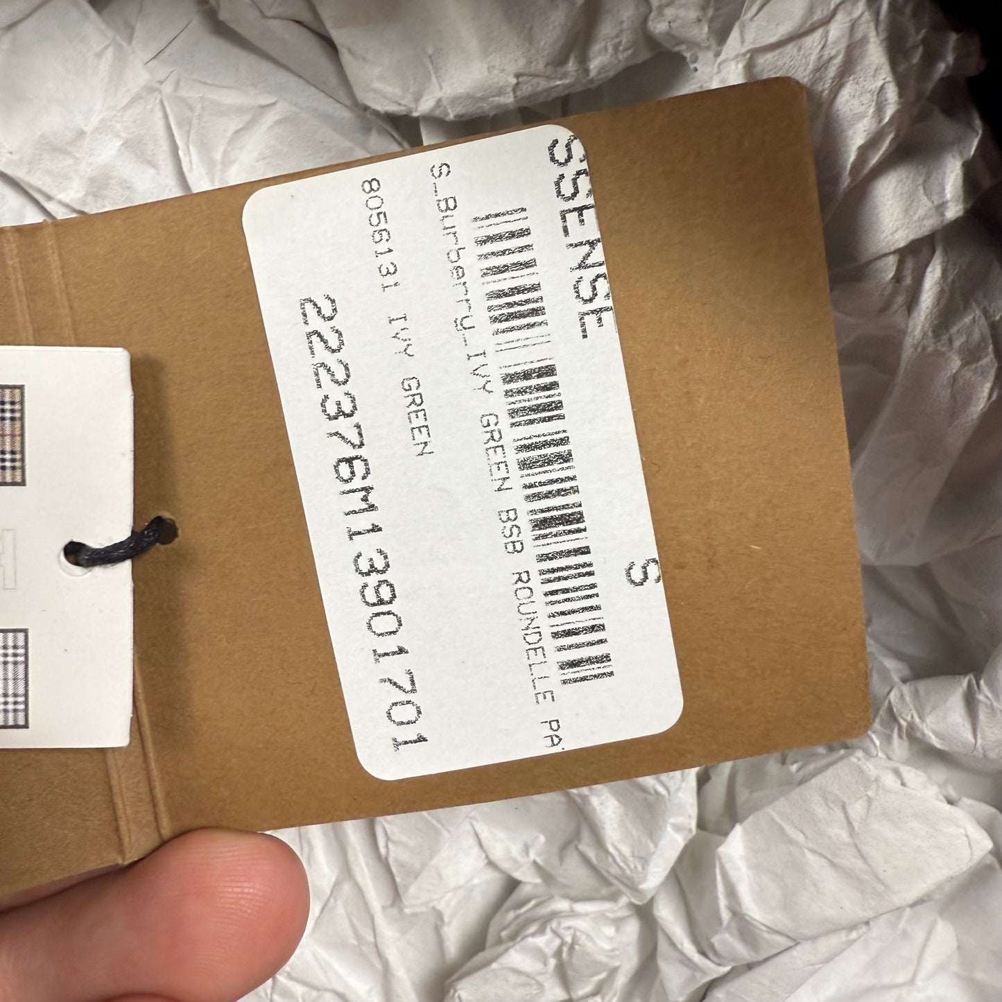 Burberry Logo Patch ‘Green’ Baseball Cap