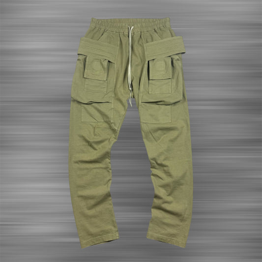 Rick Owens DRKSHDW ‘Olive’ Creatch Cargo Pants
