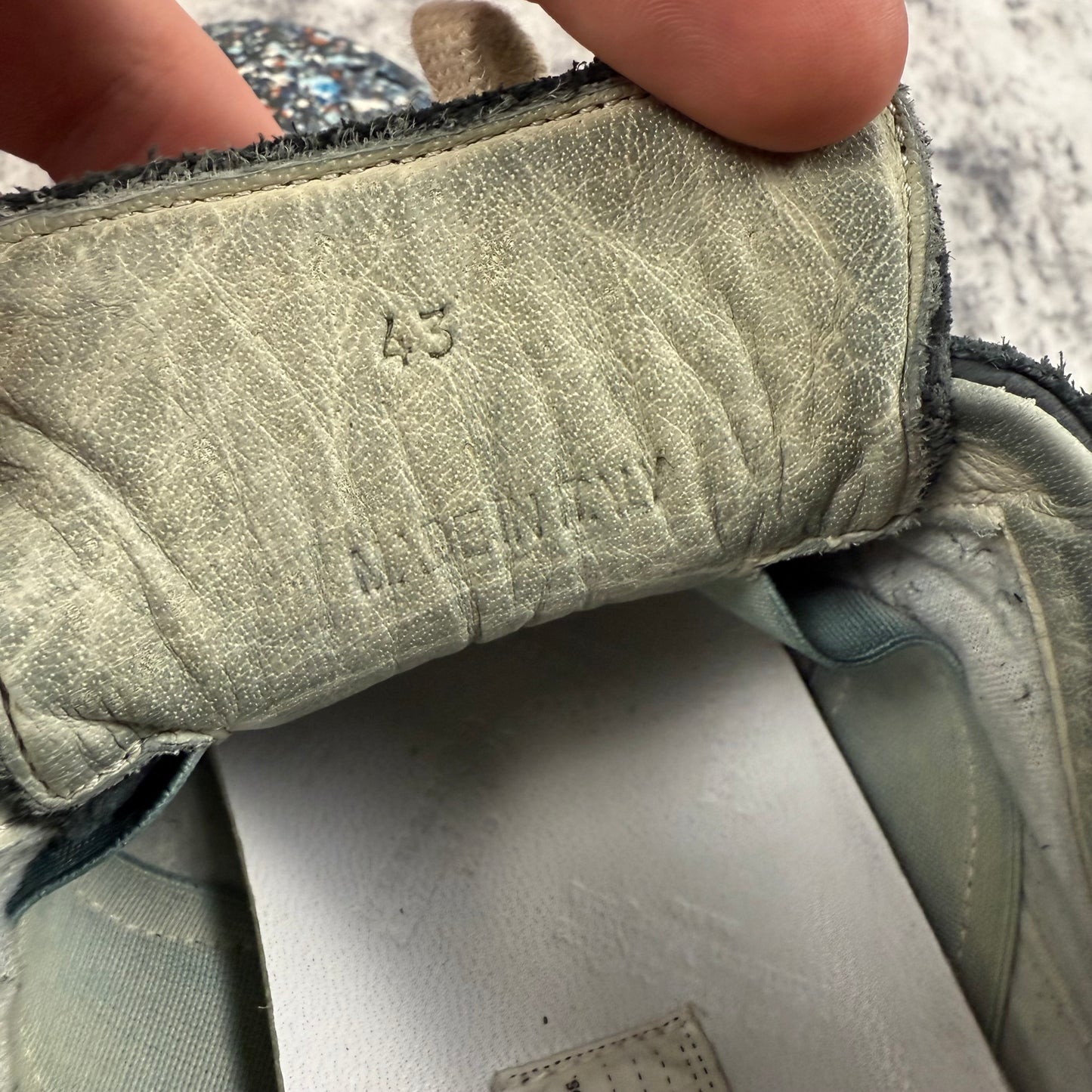 Maison Margiela Painted Leather Low Gats