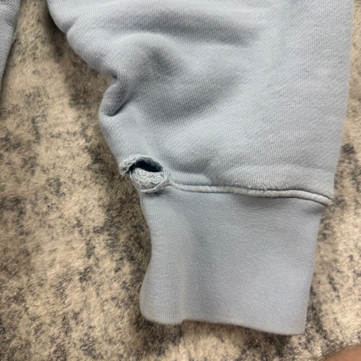 AMIRI Cotton Bleach Bandana ‘Blue’ Hoodie