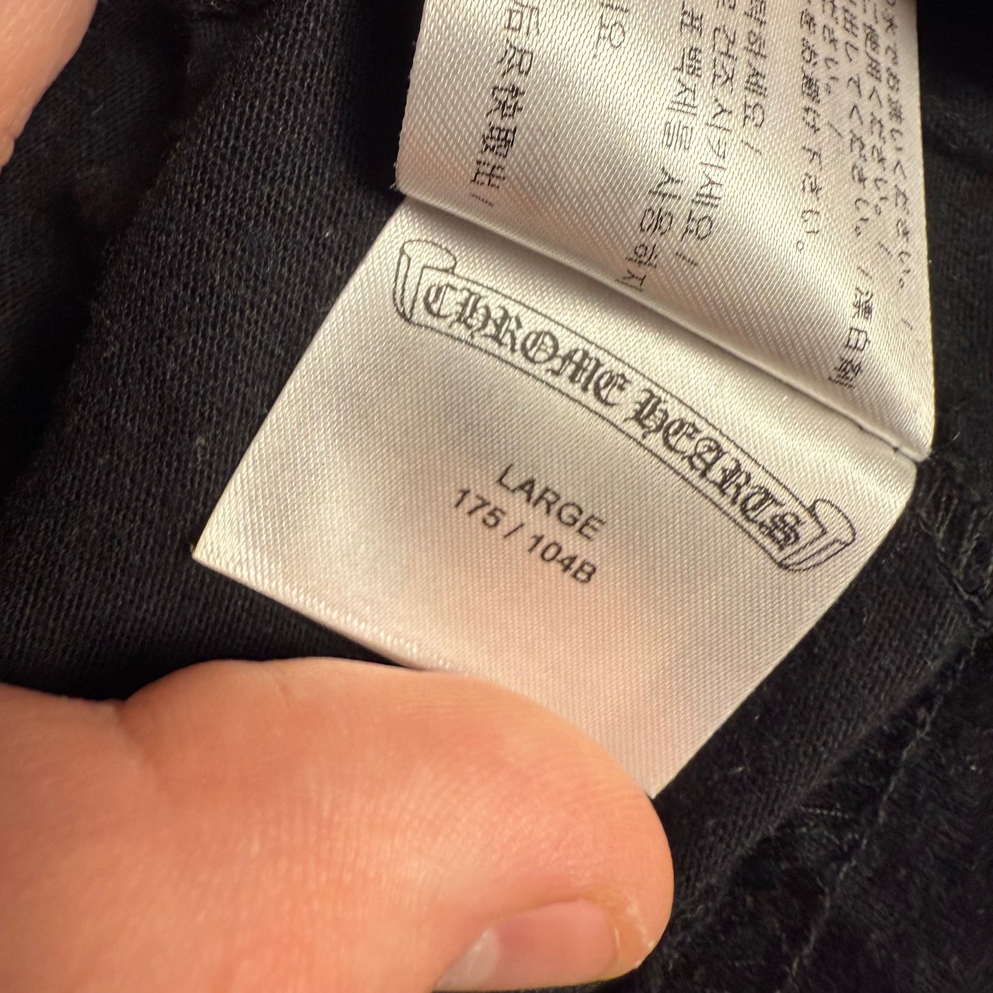 Chrome Hearts Script Logo ‘Black’ Long Sleeve