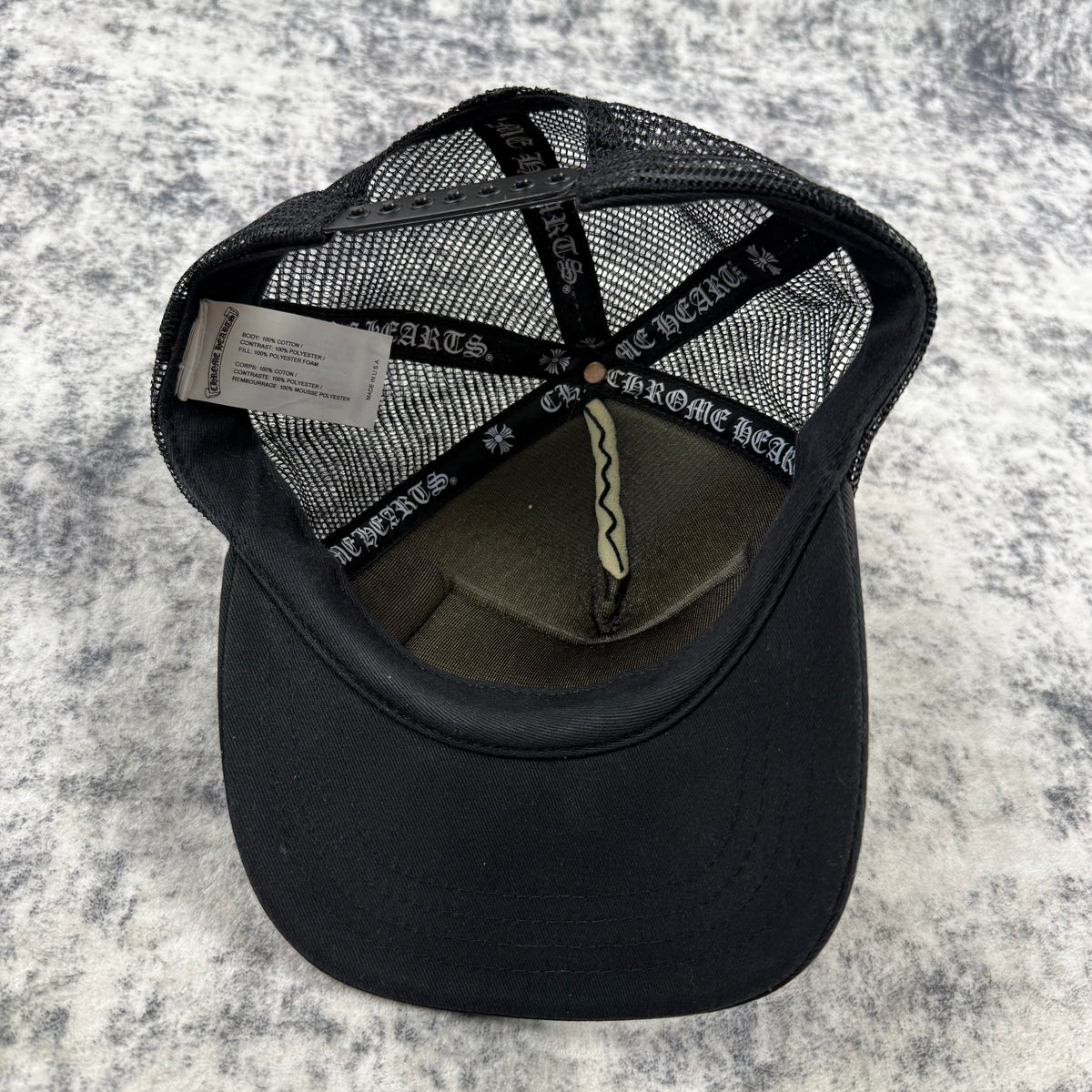 Chrome Hearts FOTI Faded ‘Black’ Trucker Cap