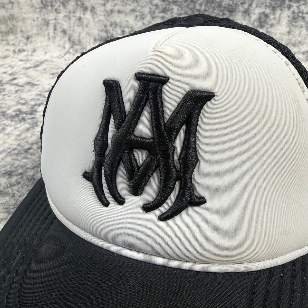 Amiri MA Two Tone ‘Black’ Trucker Hat