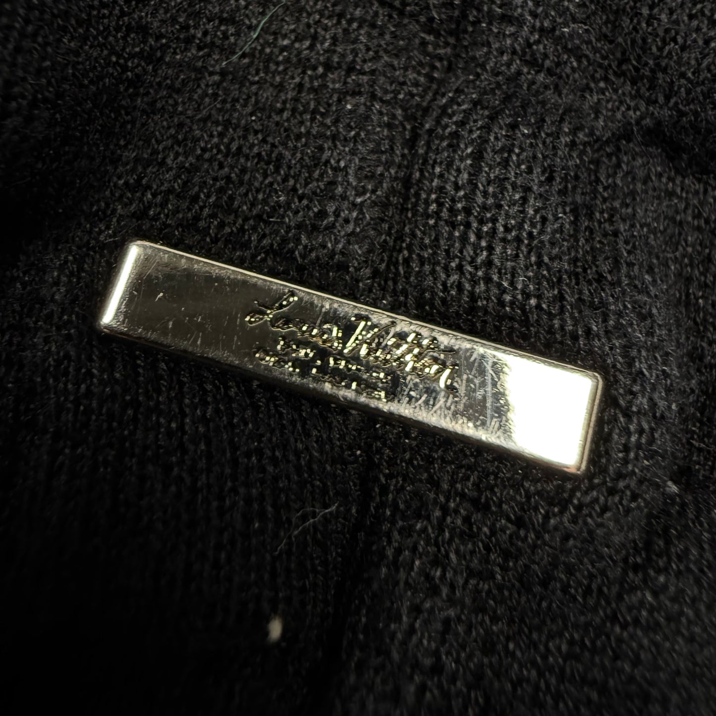 Louis Vuitton Waffle Knit Track ʼBlack’ Sweatpants