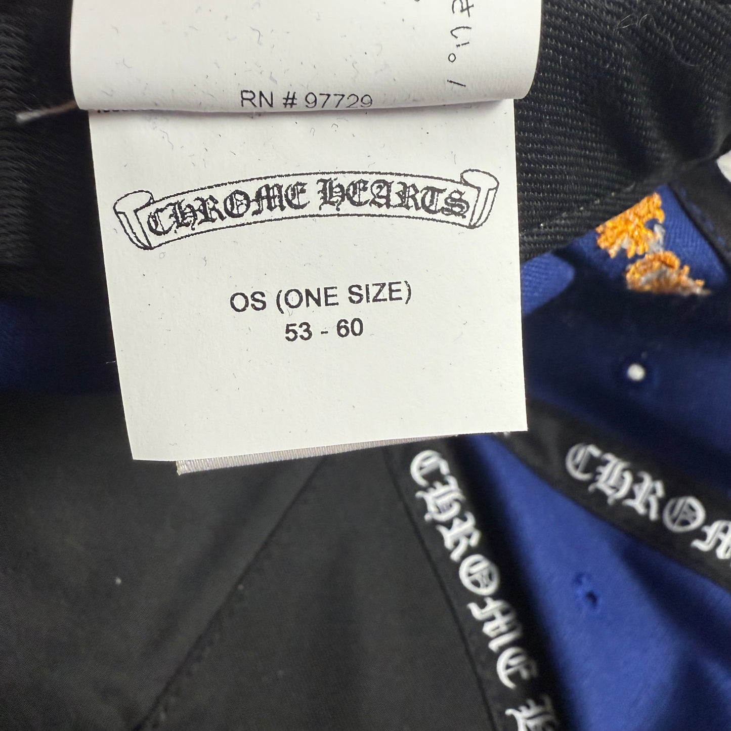 Chrome Hearts CH Logo ‘Blue’ Baseball Cap