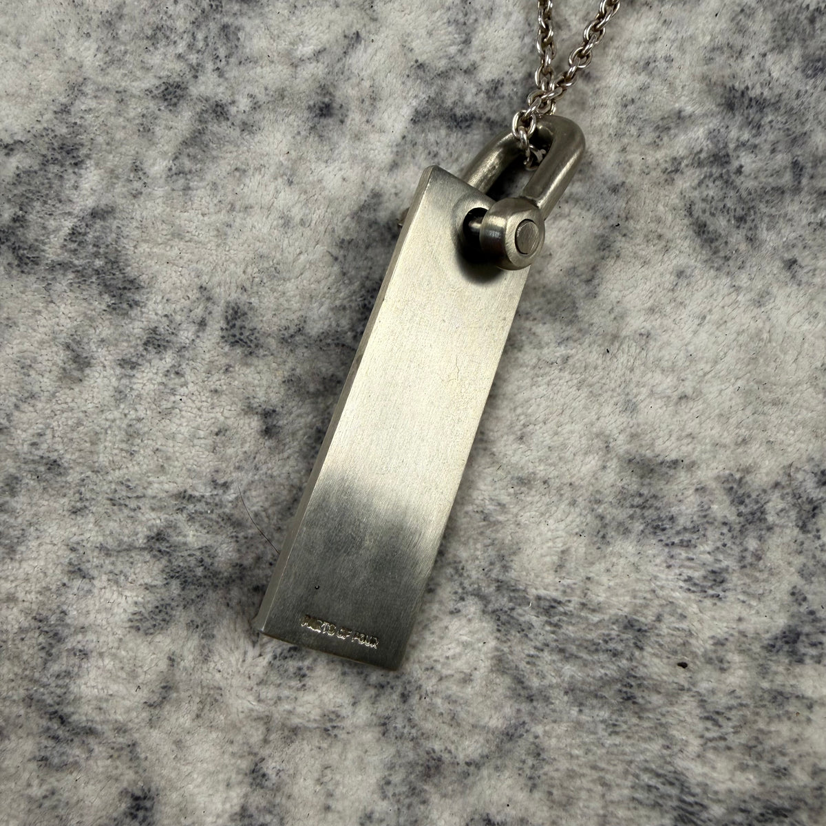 Parts of Four Sterling Silver Plate Pendant Necklace
