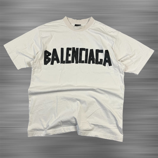 Balenciaga 24SS Tape Logo T-Shirt