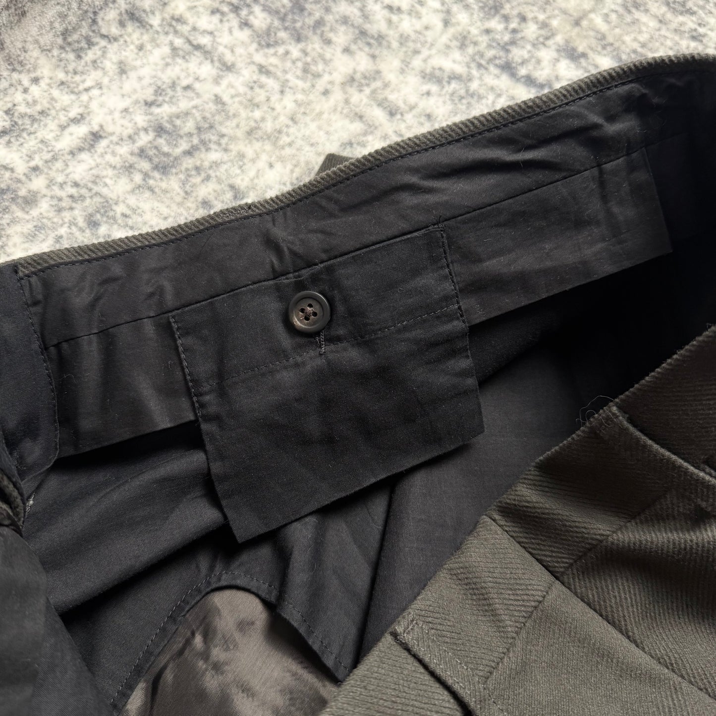 Rick Owens Tailored Belas Trousers – Dark Dust Pants