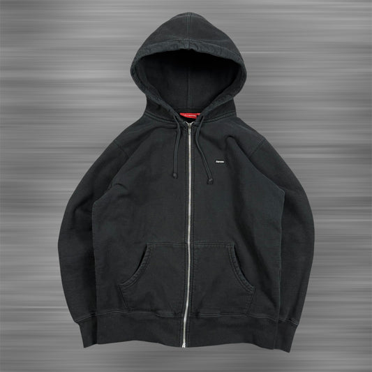 Supreme Small Box Logo ‘Black’ Zip Up Hoodie