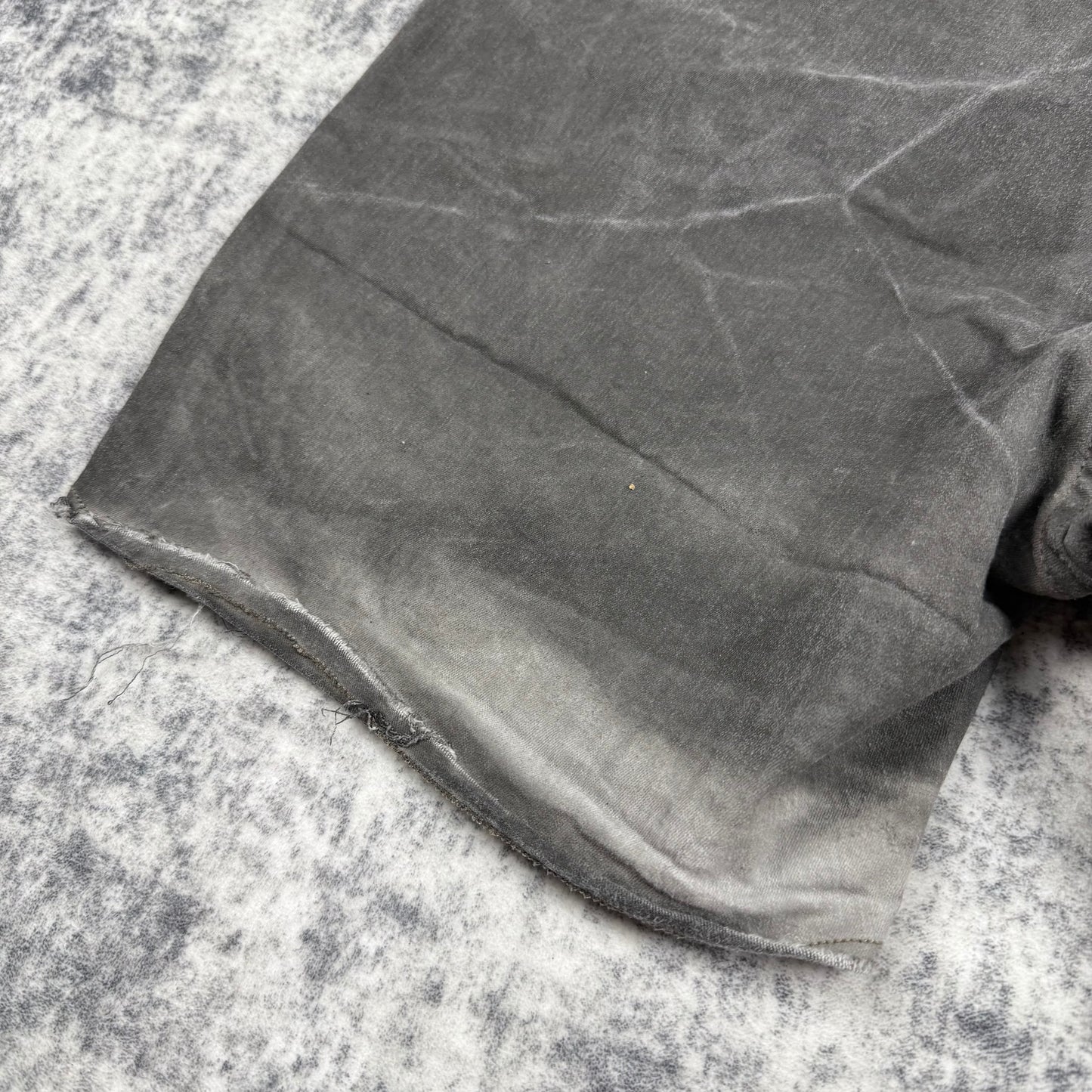 Rick Owens S/S24 Lido Sample Long Boxers Denim Shorts