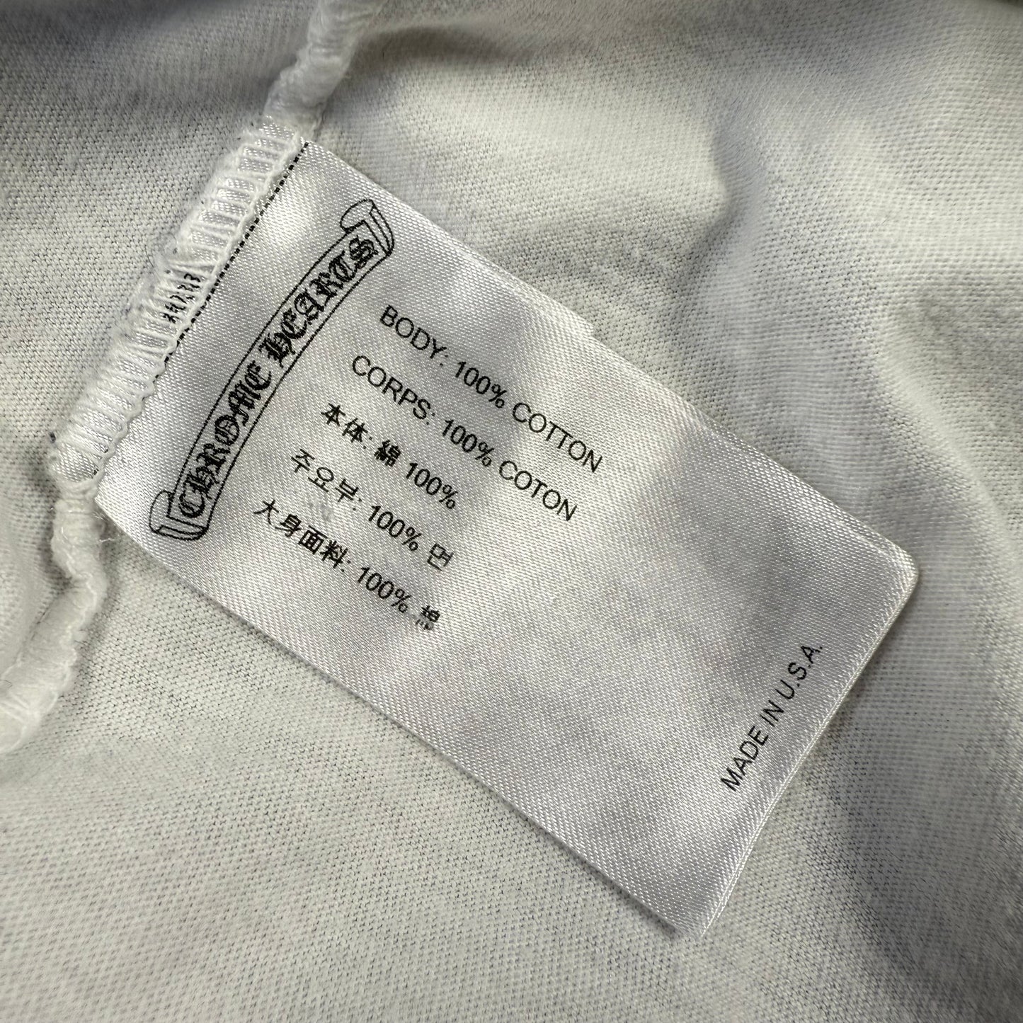 Chrome Hearts Exclusive U.S.A Arc Logo Pocket T-Shirt