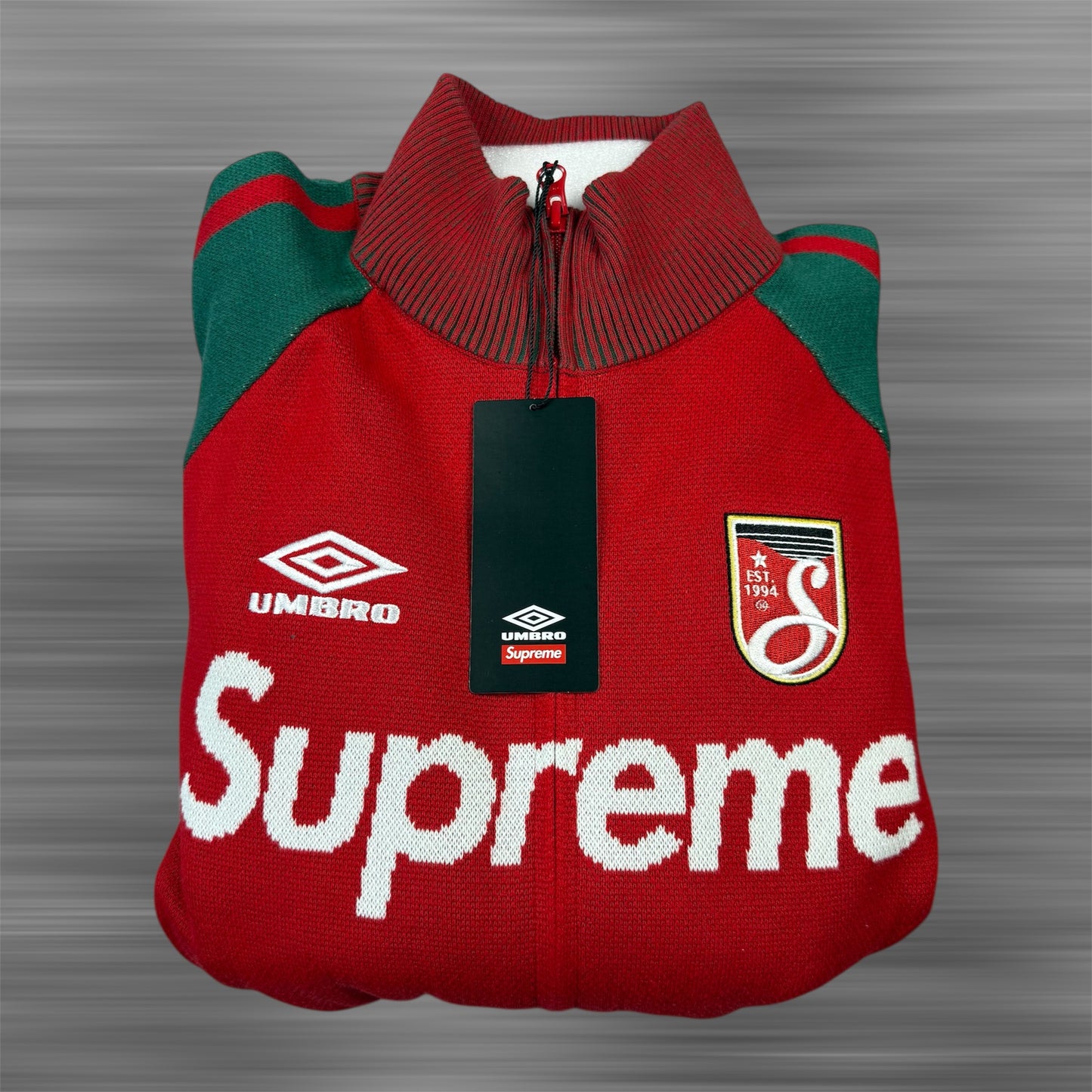 Supreme x Umbro Zip Up Knit Sweater